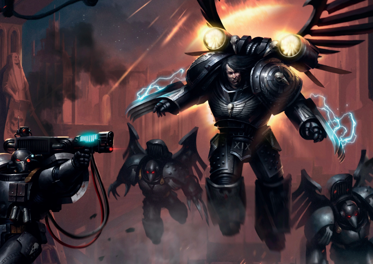 Primarch Corvus Corax scene